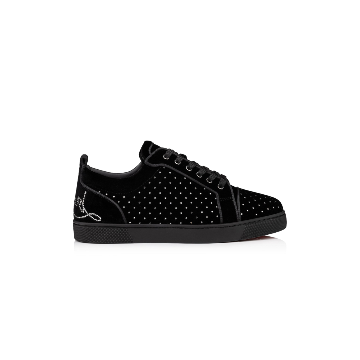 Chr1st1an louboutin l0vis junior suede sneakers 1240127bk1d
